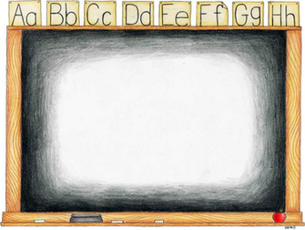 Back To School Bulletin Board Writing Paper Template