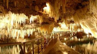 Crystal Cave Wallpaper Background