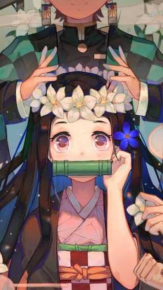 Nezuko Phone Wallpaper