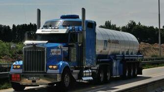 Kenworth W900 Semi Tractor Wallpaper