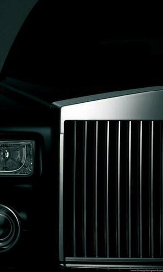 Company Logo Rolls Royce Phantom Black Wallpaper