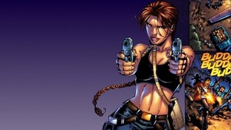 Just Walls Tomb Raider Comic Book Wallpaper