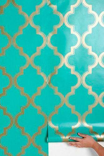 Gorgeous And Glamorous Moroccan Inspired Wallpaper For Your Closet