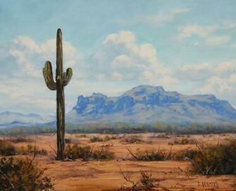 Arizona Landscape By Artsaus