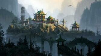 Pixgood Chinese Mountain Temple Html