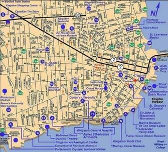 Kingston Ontario Move The Mouse Over Map And When Pointer