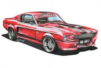 Ford Shelby Gt Eleanor Red By Haster Trenctown