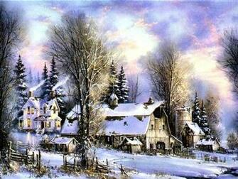 Christmas On The Farm Background Graphics