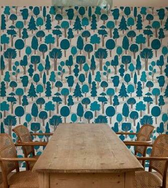 Zig Zag Wallpaper Bright Blue Pretty Darn Cute For A Kid Space