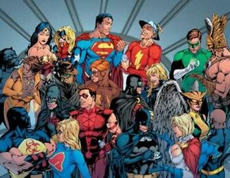 Dc Comics Justice League Superheroes Wallpaper Background