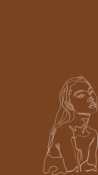 Aesthetic Caramel Brown iPhone Wallpaper Abstract