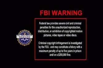 Fbi Warning