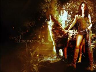 The Girl And Werewolf Twilight Series Wallpaper