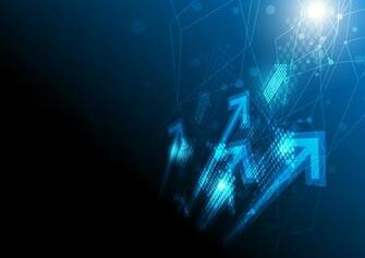 Arrows Technology Background Vector Name Shiny