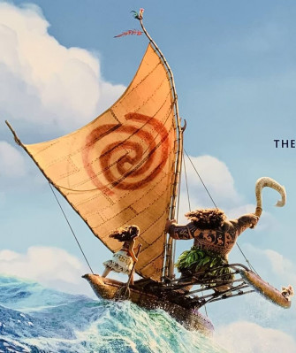 Amazon Movie Poster Moana Sided Original Intl Advance