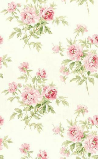 Background Girly Shabby Chic Vintage Wallpaper Pink On White