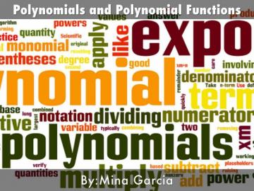 Polynomials And Polynomial Functions By