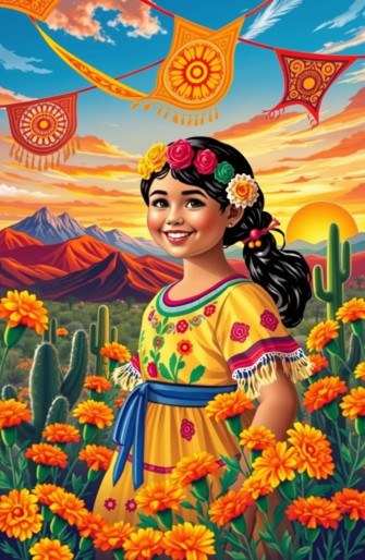 Mexican Girl Wallpaper