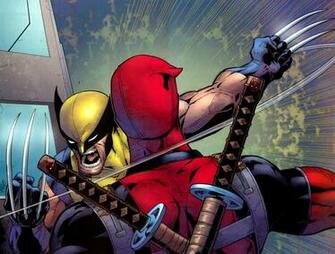 Wolverine Deadpool Wade Wilson Marvel Comics HD Wallpaper Of Cartoon