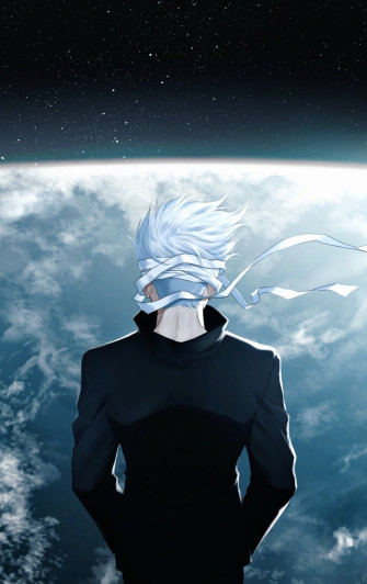 Wallpaper Satoru Gojo Jujutsu Kaisen Anime Art