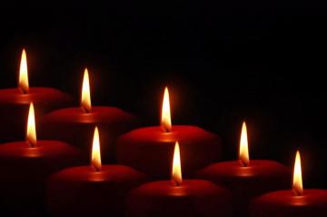 Great Candle Themed Christmas Wallpaper Or Xmas Background