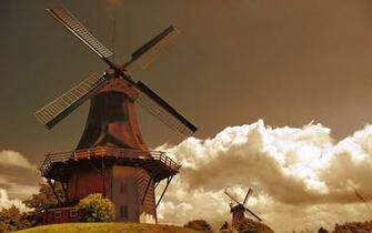 Windmill Wallpaper