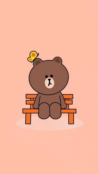 Cute Bear Wallpaper Discover More Aesthetic Background Brown