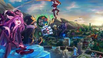 Summoners Rift Fan Art League Of Legends Wallpaper