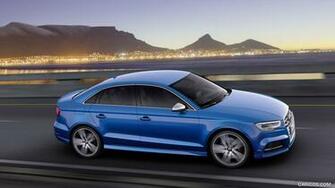 Audi S3 Sedan Color Sepang Blue Side HD Wallpaper