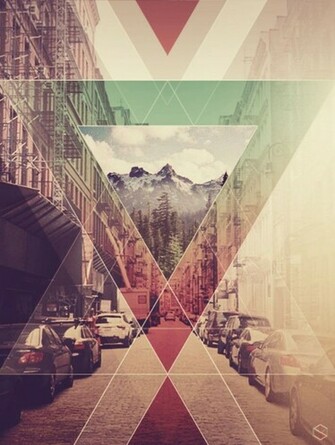 iPhone Wallpaper Trianglesdesign Geometric Graphic Design