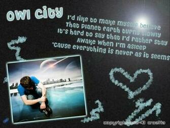 Owl City Fireflies Wallpaper