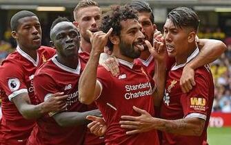 Watford Liverpool Miguel Britos Scrambles Home