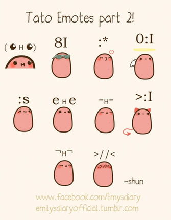 Tato Emotes Part By Emilysdiary