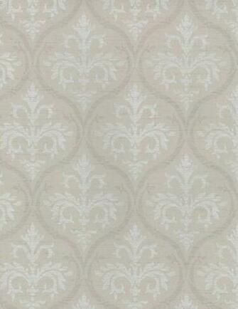 Interior Place Light Taupe Damask Spade Wallpaper