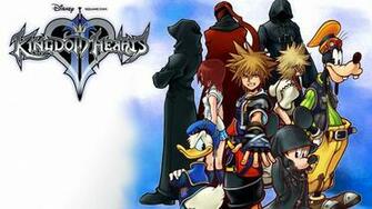 Kingdom Hearts Ii Protagonists Wallpaper