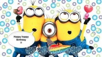 Happy BirtHDay Minions Wishes Songs Videos HD Wallpaper