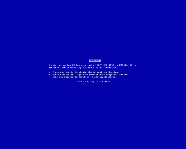 Windows Error Wallpaper The Desktop