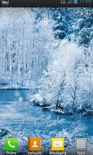 Falling Snow Now On Your Phone You Can Got Real Winter