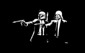 Funny Wallpaper Pulp Fiction Parody Star Wars