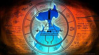 Bill Cipher Wheel Owngdswi Red With Flame By Marijane Akuma On
