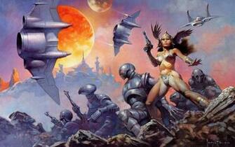 Daruma Frank Frazetta Dawn Attack HD Wallpaper General