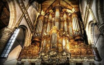 Pipe Organ HD Wallpaper Background