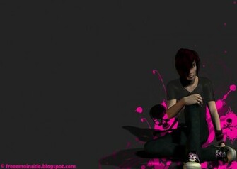 Emo Boy Wallpaper Displaying Image For Toolbar