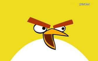 Yellow Angry Birds Wallpaper Cartoon
