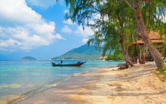 Thailand Nature Boat Beach Koh Tao X