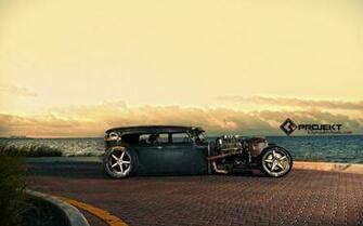 Model T Rat Rod Hot Rods Retro Engine Engines Wallpaper Background