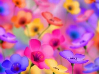 Small Flowers Digital Background Flower Design Floral