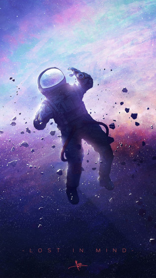 Astronaut Floating Space HD Rare Gallery Wallpaper