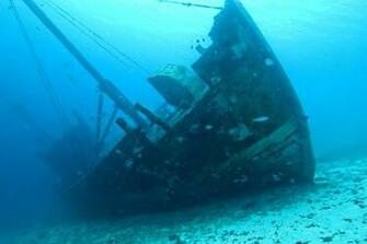 Underwater Shipwreck Cartoon Hawaii Dermatology Wallpaper