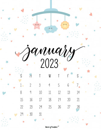 Printable January Calendars